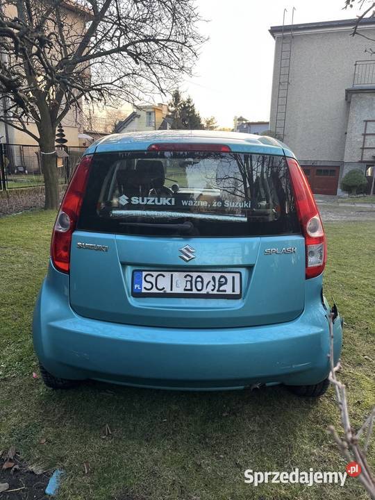 Suzuki Splash 2009 12 przebieg 129500 uszkodzony sprzedam