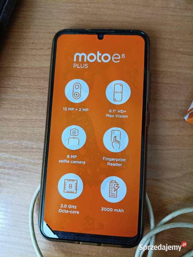 Smartfon MOTOROLA Moto E6 Plus 464GB 61 Szary Ostrów Mazowiecka