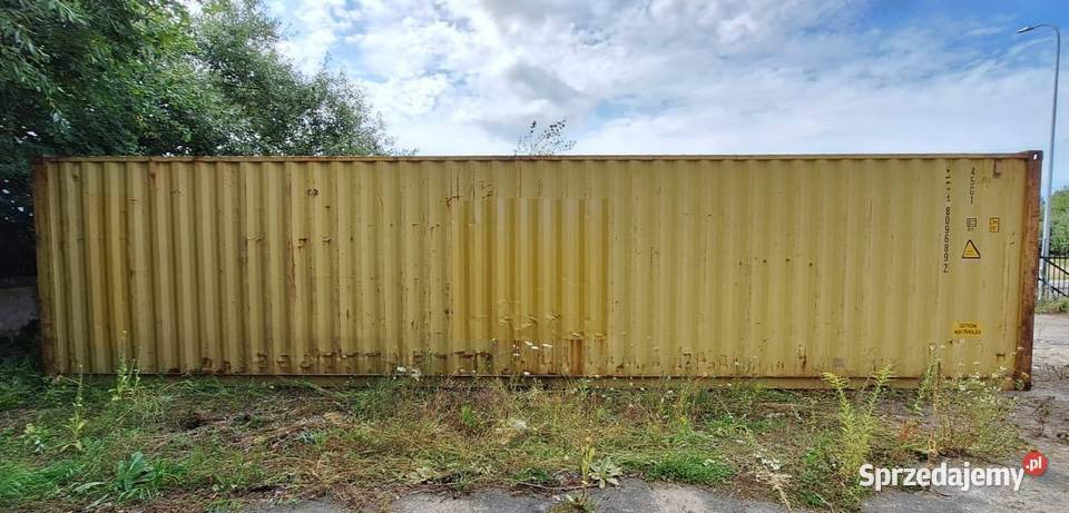 KONTENER MORSKI 40HC 12metrowy podwyższony Prabuty sprzedam