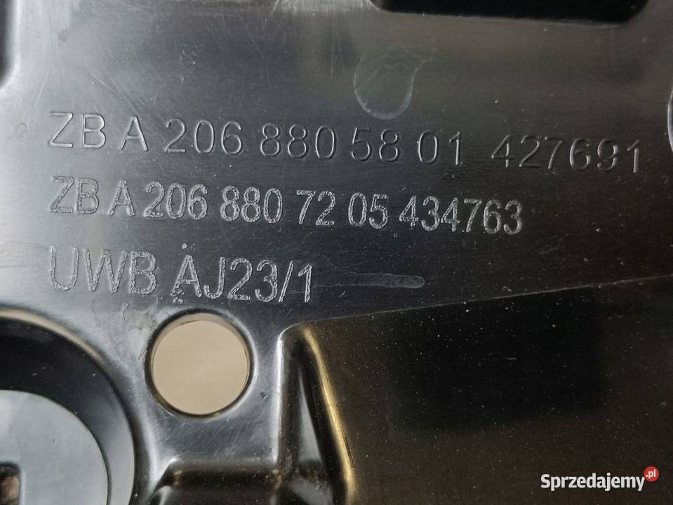 MERCEDES CKLASA W206 ŚLIZG MOCOWANIE ZDERZAKA