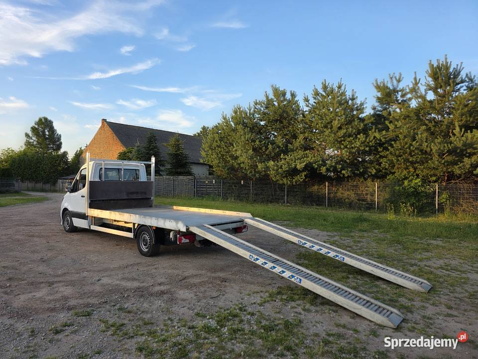 Sprinter 316 Pomoc Drogowa Autolaweta Platforma manualna Ostrów Wielkopolski