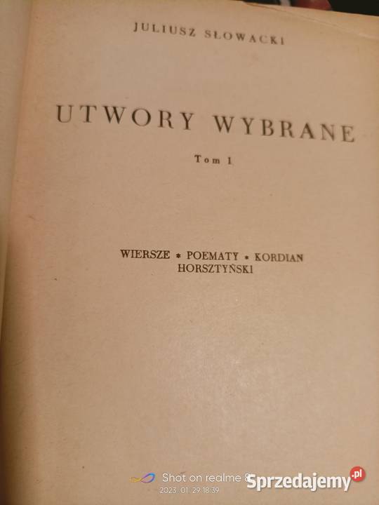 Utwory wybrane Słowacki książki lektury szkolne literatura piękna - proza polska Książki i Podręczniki mazowieckie Warszawa