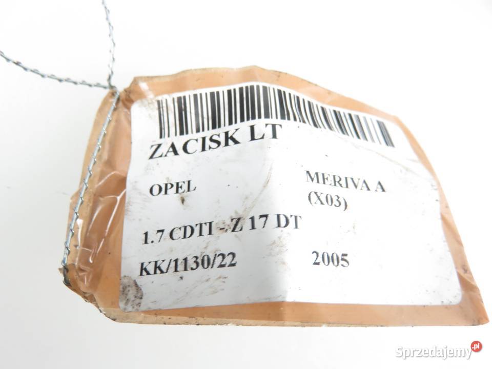 ZACISK LEWY TYŁ OPEL MERIVA A 17 CDTI osobowe