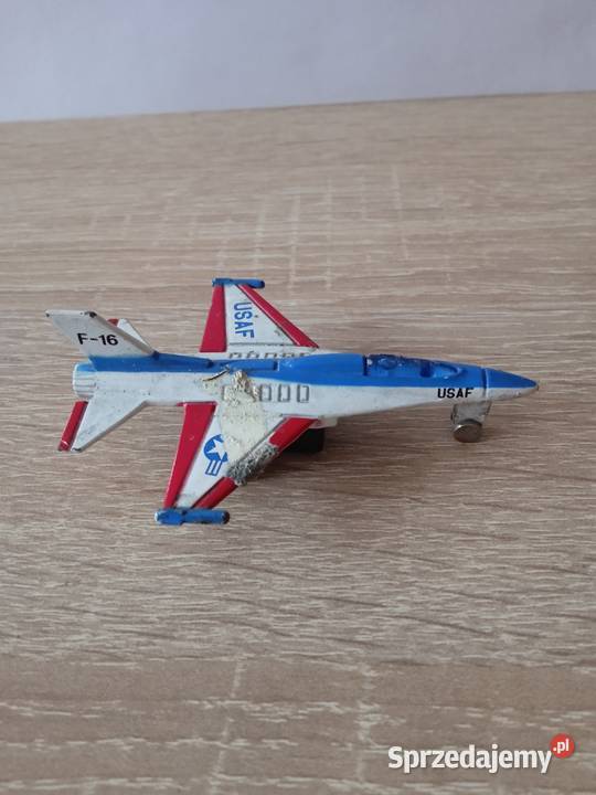 Samolocik zabawka dzieci F16 USAF Poznań sprzedam