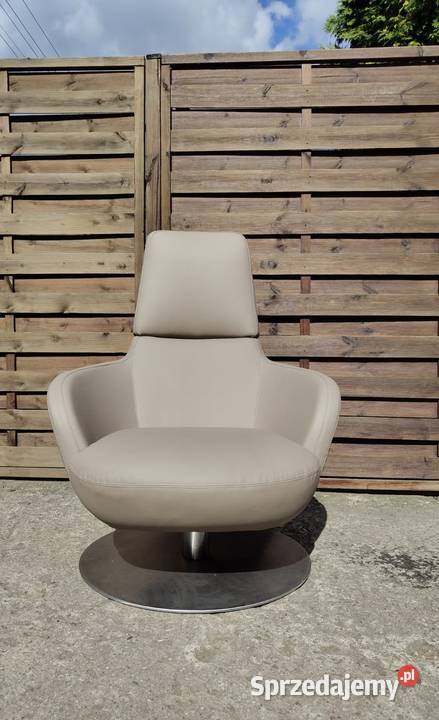 Fotel Natuzzi obrotowy wygodny elegancki Warszawa