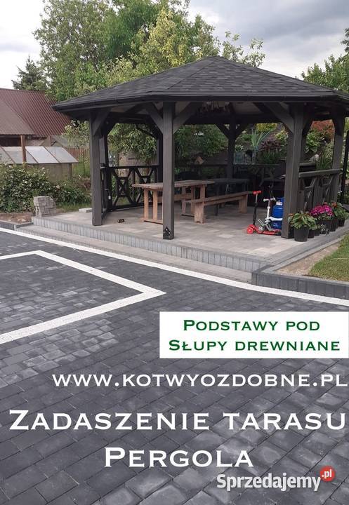 Kotwa regulowana podstawa pod słup drewniany Leszno
