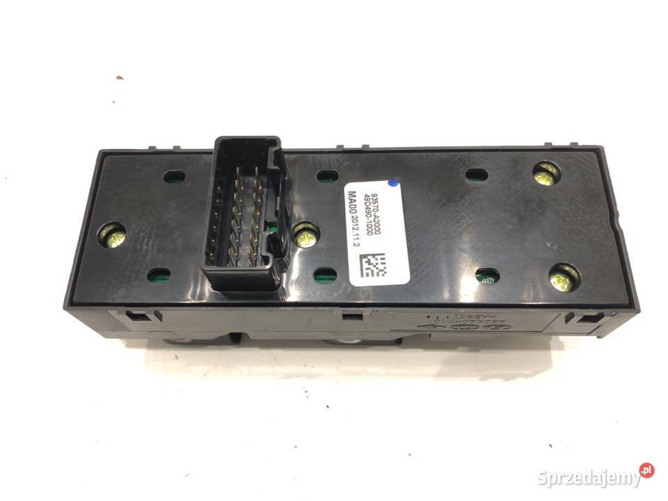 PRZEŁĄCZNIK SZYB KIA CEED 93570A2000 1218 Kombi Mechanizmy opuszczania szyb Wyposażenie wnętrza podkarpackie sprzedam