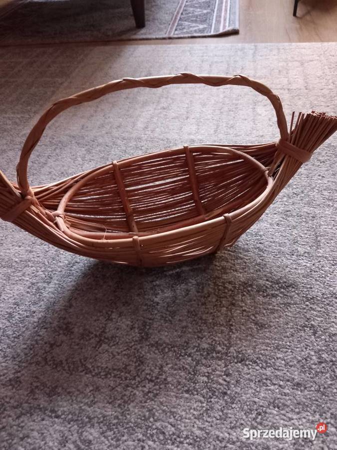 Koszyk wiklinowy owalny łódzkie Radomsko sprzedam