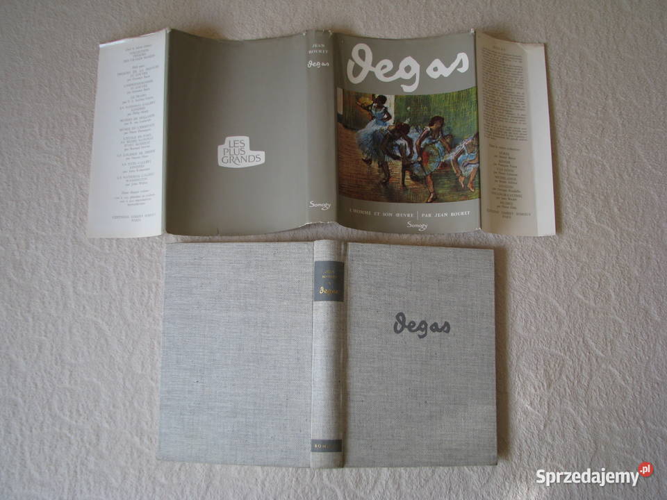 Degas Jean Bouret publikacja w języku francuskim małopolskie Brzegi sprzedam