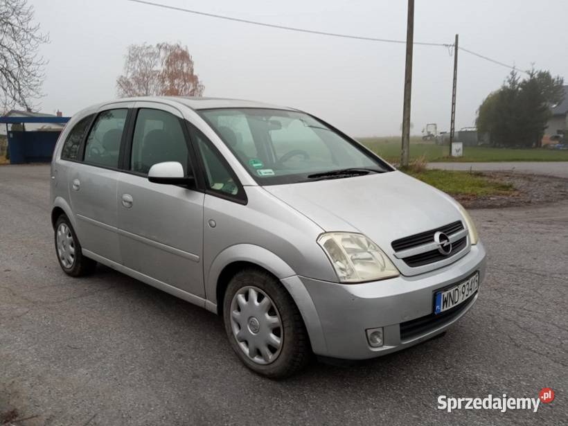 OPEL MERIVA 16 BENZYNA HAK DŁUGI PT SZYBERDACHY