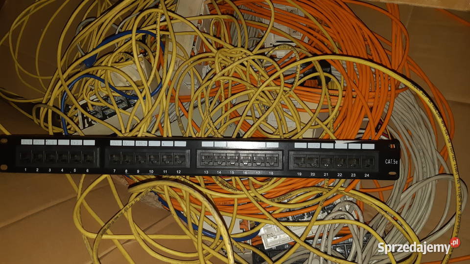 przyłącza lan gniazdka ethernet kat 5e Poznań sprzedam