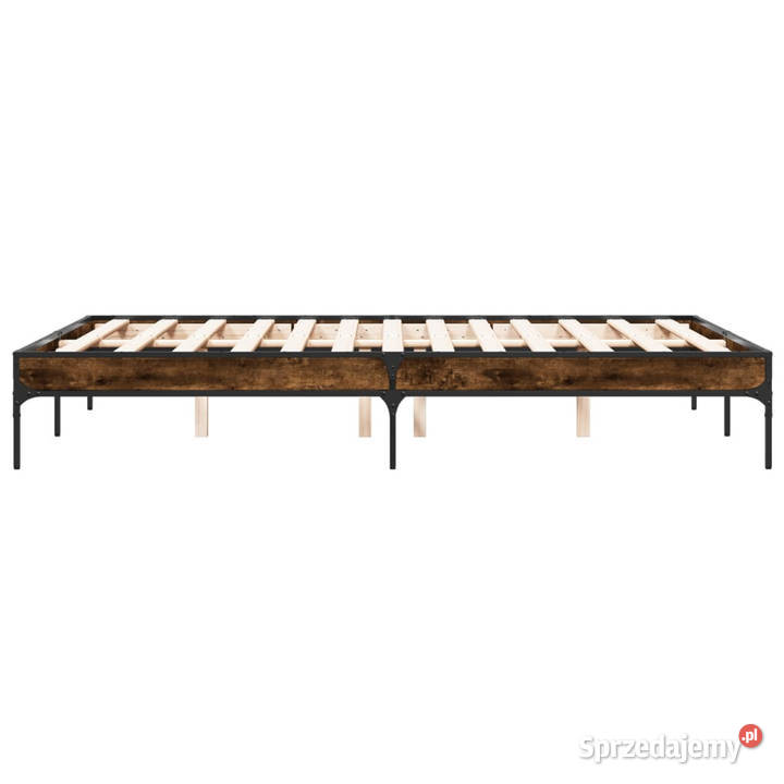 Rama łóżka przydymiony dąb 120x200 WM845023 203cm Warszawa