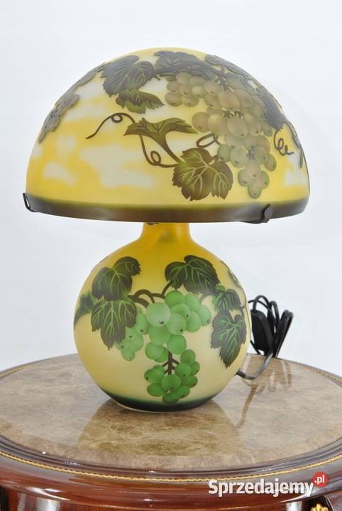 Lampa Stołowa Gabinetowa Biurowa Szkło Emile Kraków