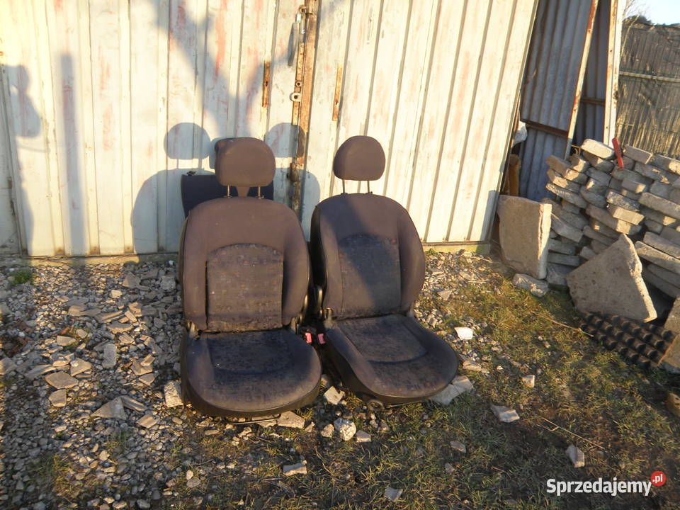 Fotel lewy kierowcy Peugeot 206 5 drzwi zielony