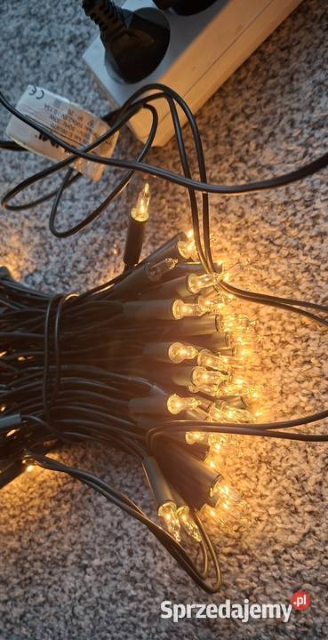 Lampki choinkowe 100 LED żółte mazowieckie Małkinia Górna