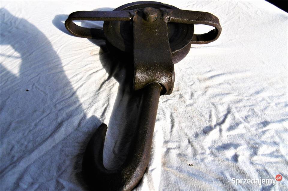 bloczek budowlany kułko rolka wciąg Vintage Namysłów sprzedam