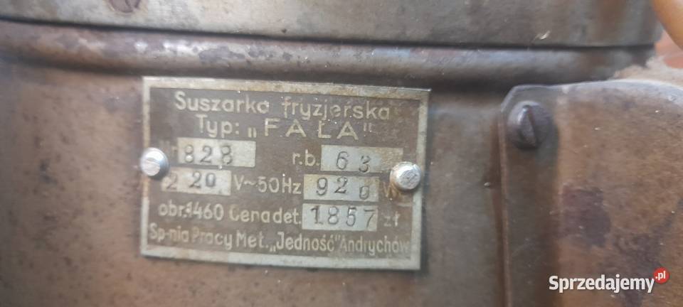 Suszarka FALA vintage PRL design kujawsko-pomorskie Boguszewo