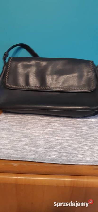 Torebka czarna skórzana Wrocław