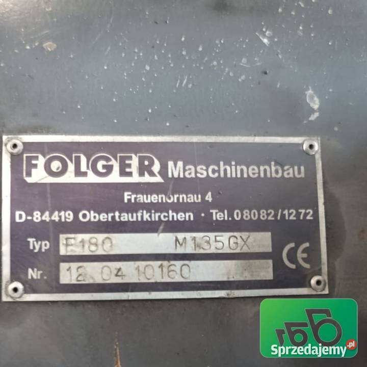 Przekładnia WOM Przedni TUZ Folger Kubota M 135 Rolnictwo wielkopolskie