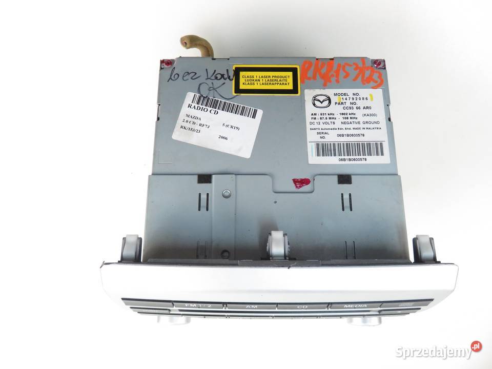 RADIO MAZDA 5 CR19 14792086 małopolskie