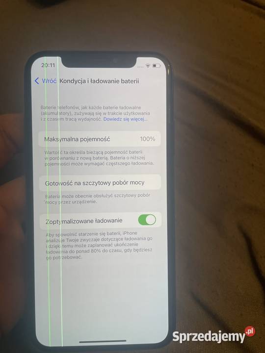 iPhone X 64gb uszkodzony