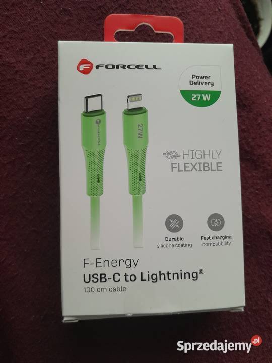 Kabel Forcell FEnergy USBC do Lightning 100 Wieliczka