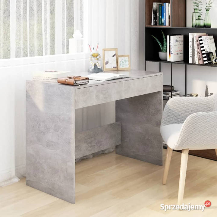Biurko szarość betonu 101x50x765 materiał Pozostałe mazowieckie Warszawa