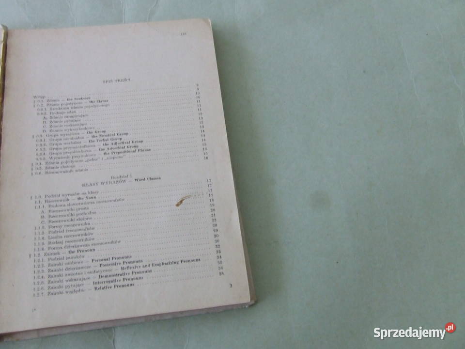 Gramatyka języka angielskiego Tablice język