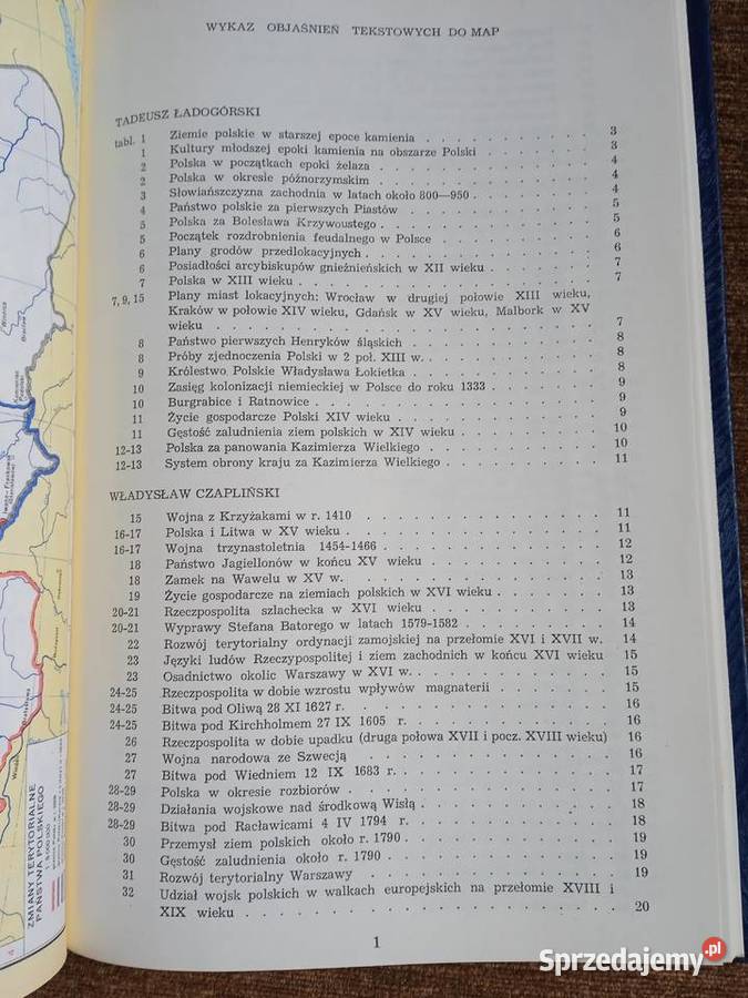 Atlas historyczny Polski Mapy i przewodniki