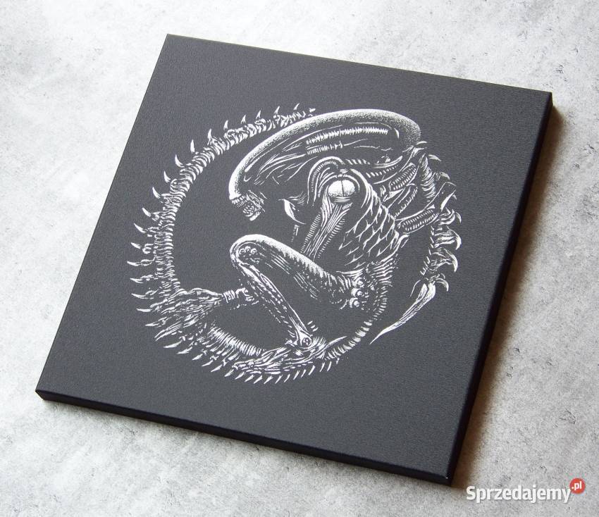 Obcy Alien Obraz Grawerka Staloryt