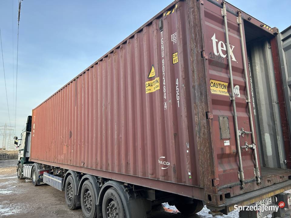 Kontener morski 40 HC 12m CW TSCONT Katowice