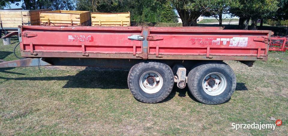Tuhti M90 Przyczepa Wywrotka 9000 Szołtany sprzedam