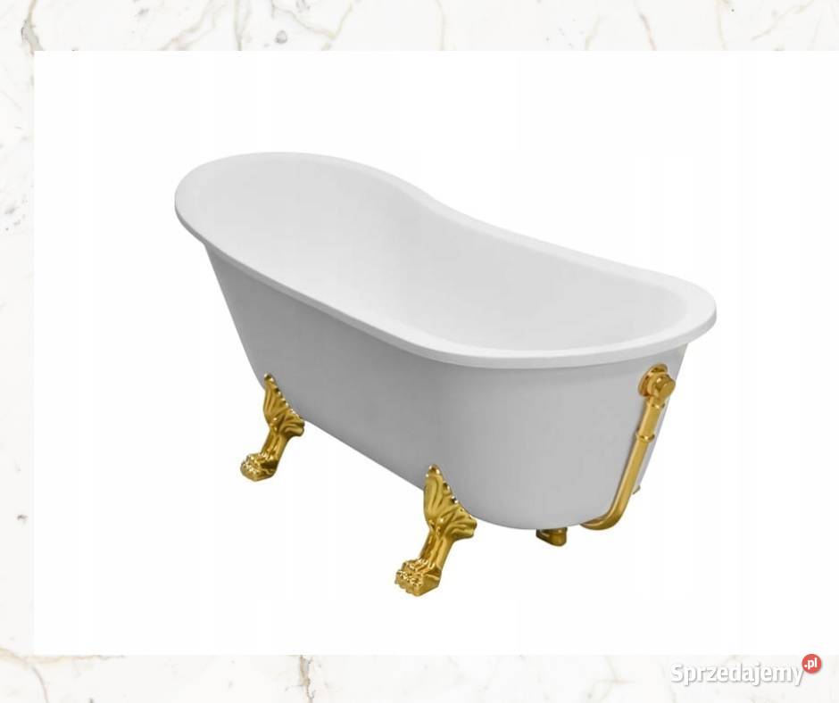 Wanna wolnostojąca Besco Olaya 160x68 łapy złote Bydgoszcz