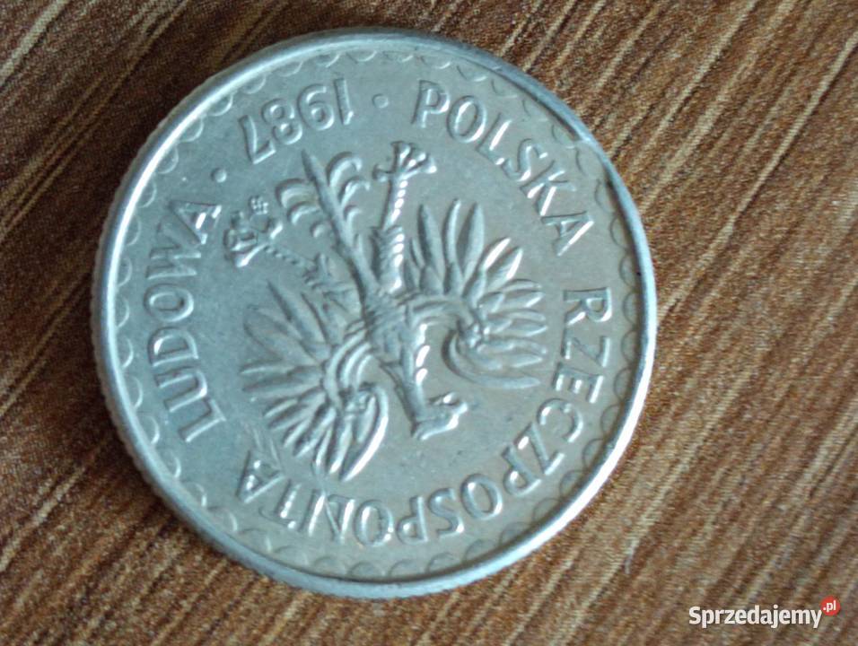 Sprzedam 1 zl 1987 r destrukt koncowka blachy Numizmatyka Chełm