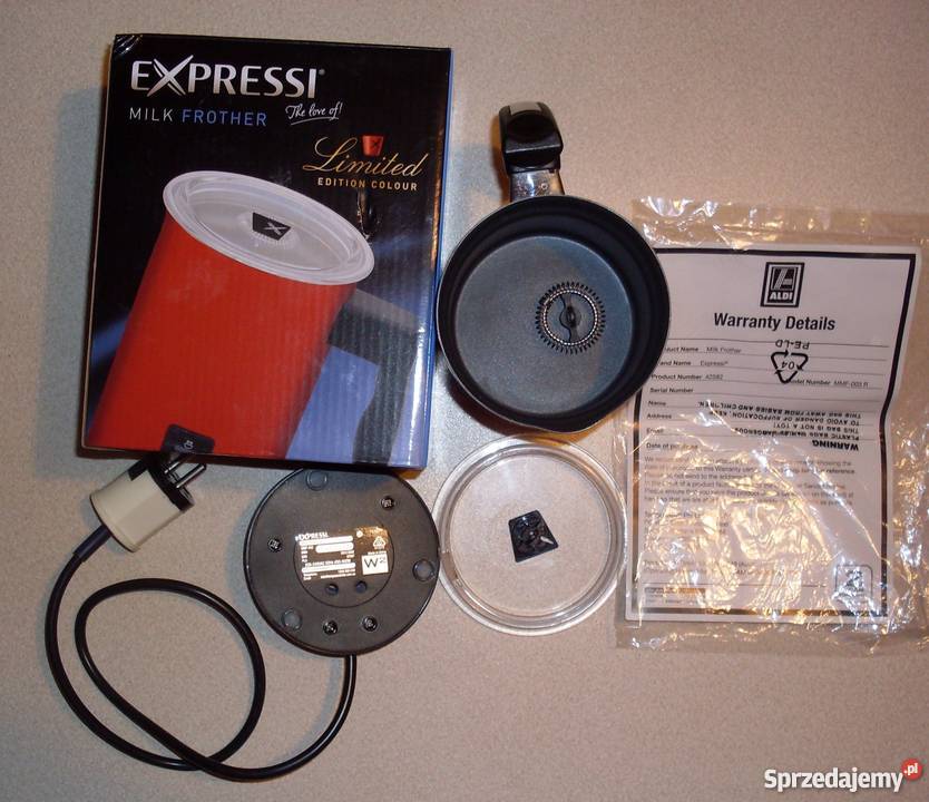 Spieniacz do mleka z podgrzewaniem