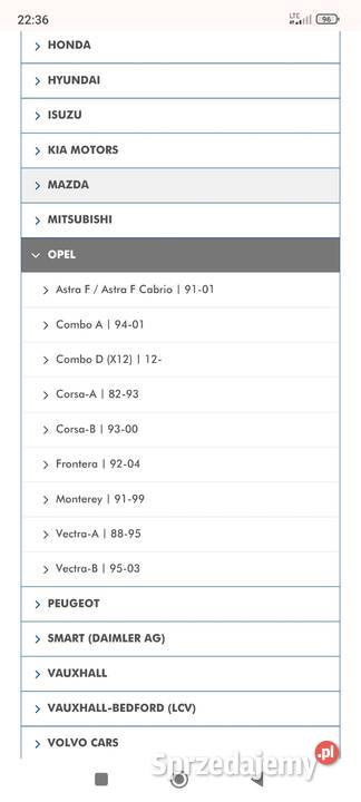 Filtr oleju OP 575 Volvo Opel Mitsubishi Mazda osobowe Janowice