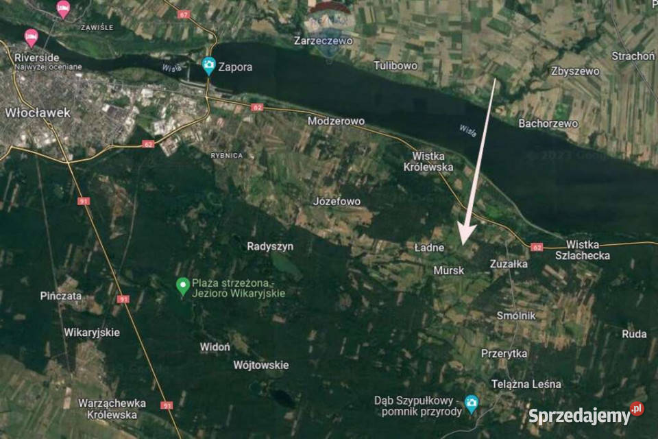 Działka 1398m2 z warunkami zabudowy gmWłocławek
