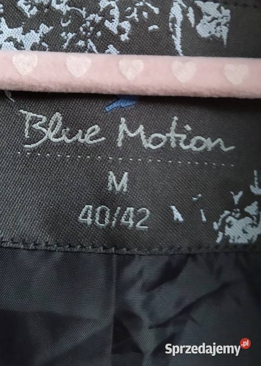 Ciemnoszary płaszcz lekko over blue motion 4042 szary/srebrny Zembrzyce