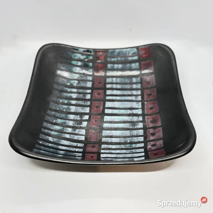 Ceramiczna patera na owoce Strehla Niemcy lata mazowieckie