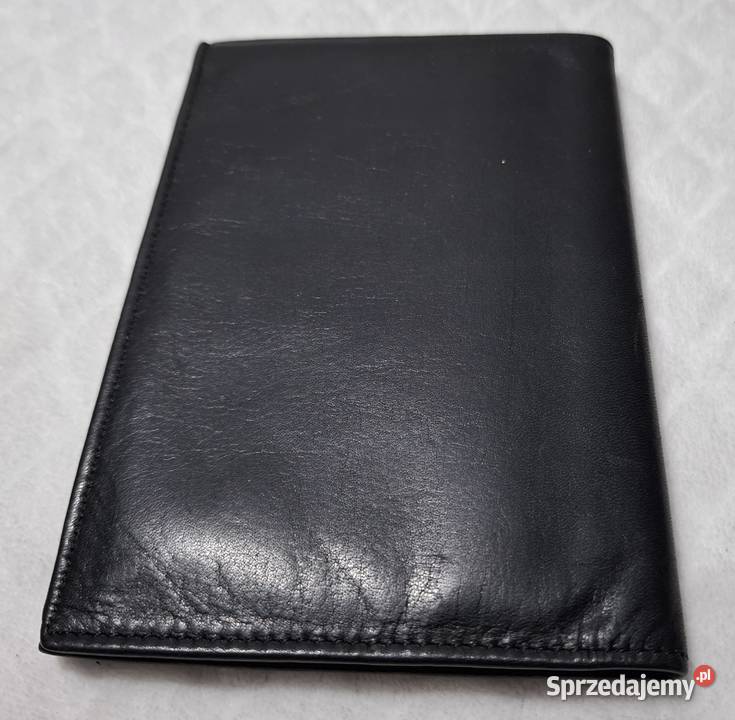 Portfel czarny wkładka na dokumenty 105x21 Pozostałe śląskie Czeladź sprzedam