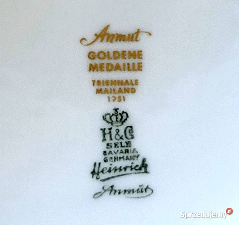 Heinrich Co Bawaria serwis do herbaty 11 osób Szczecin