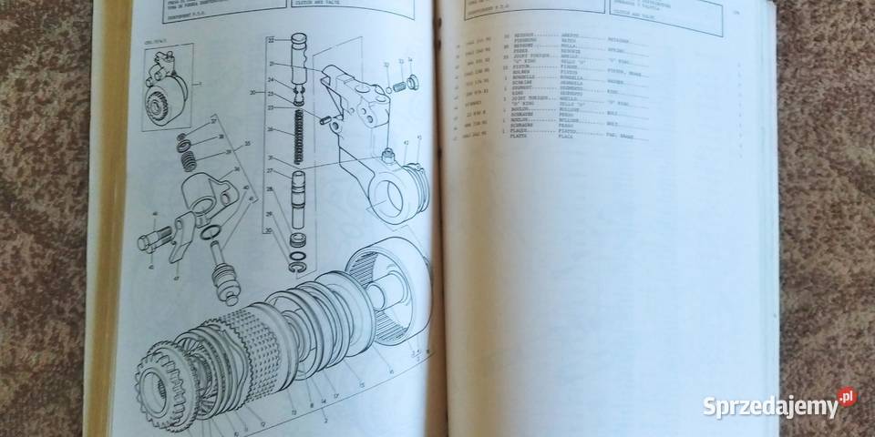 Katalog części MF 575 Massey Ferguson 575 Rok wydania 1976 Lublin sprzedam