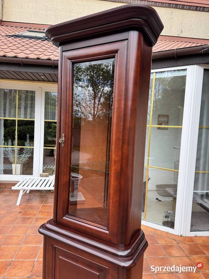 Witryna narożna stylowa pokojowa kredens regał Sulbiny