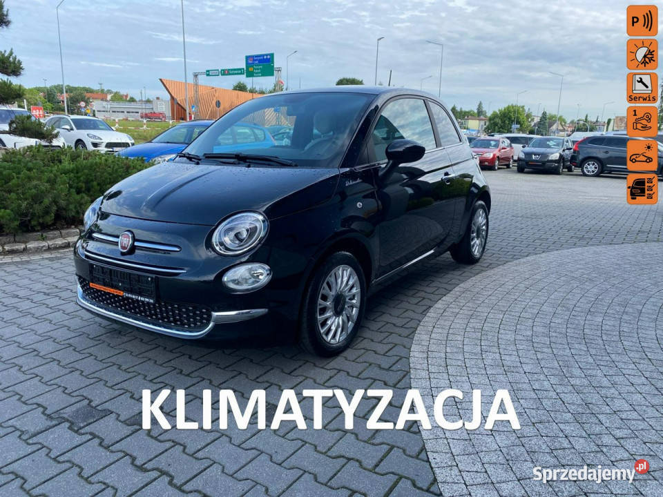 Fiat 500 DOLCEVITA TABLET klima tempomat DRL czarny sprzedam