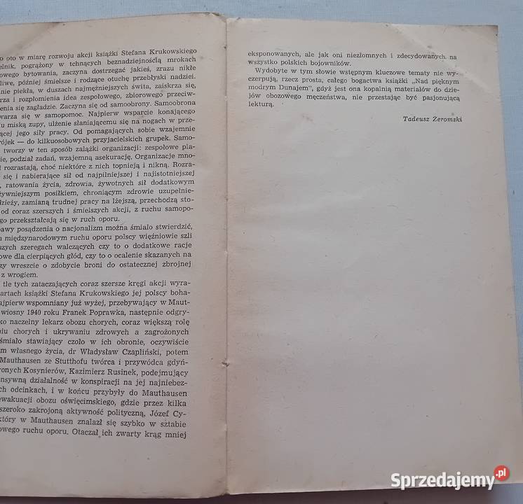 Stefan Krukowski Mauthausen pięknym modrym Koźminek