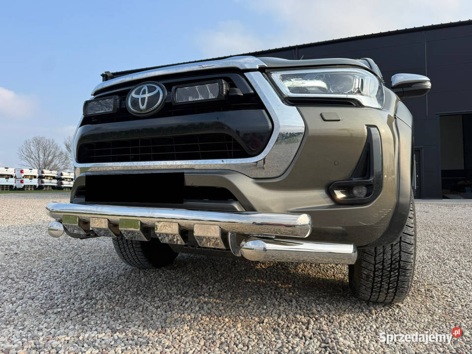 Orurowanie przednie TOYOTA HILUX 2021 76mm Chrom warmińsko-mazurskie Pasłęk