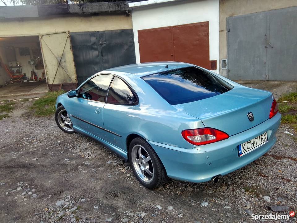 Peugeot 406 coupe zadbany okazja niebieski małopolskie