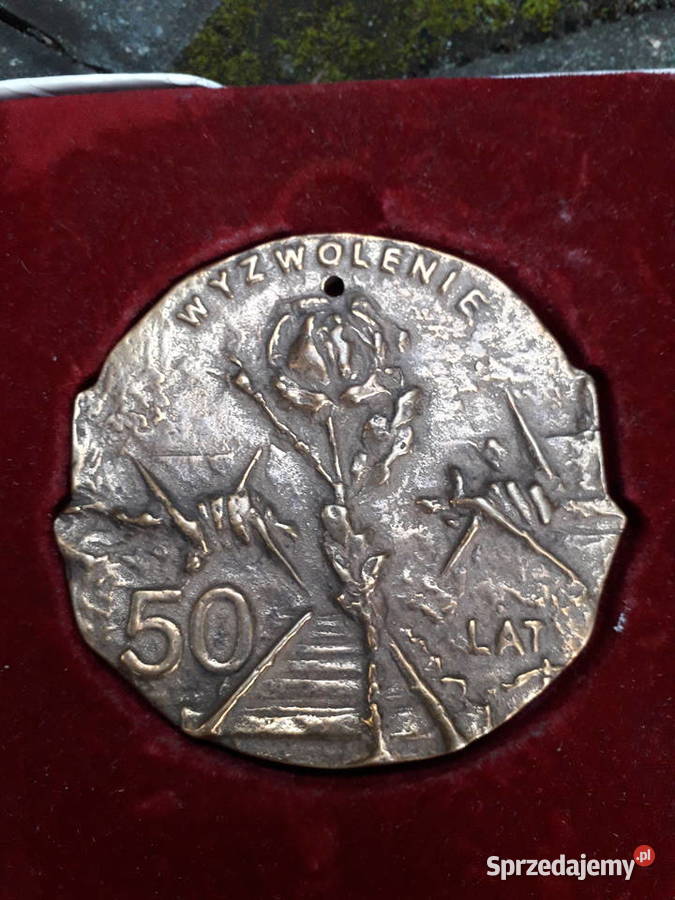 Medal 50 rocznica wyzwolenia niemieckiego obozu Warszawa