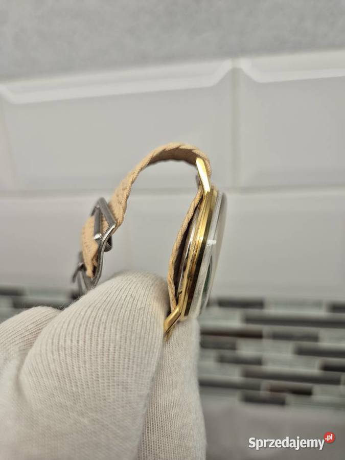 Zegarek złocony Łucz slim garniturowiec Chorzów