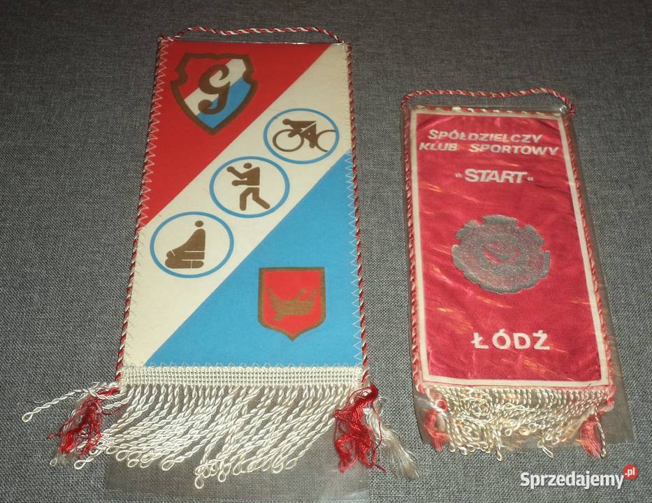 KS Gwardia Łódź SKS Start Łódź 1983 proporczyk Piekary Śląskie